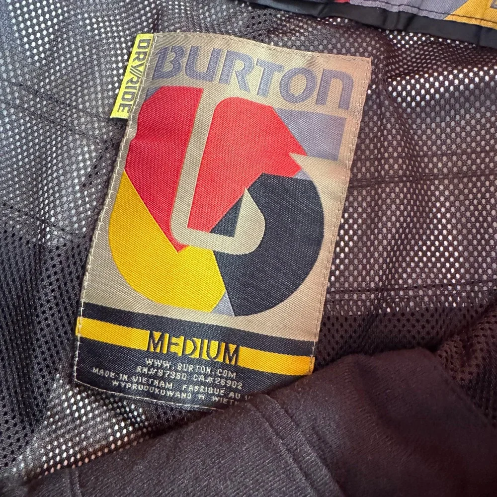 Burton Dryride Snowboard‎ Pants Mens Medium Black Cargo Ski Winter Pants
